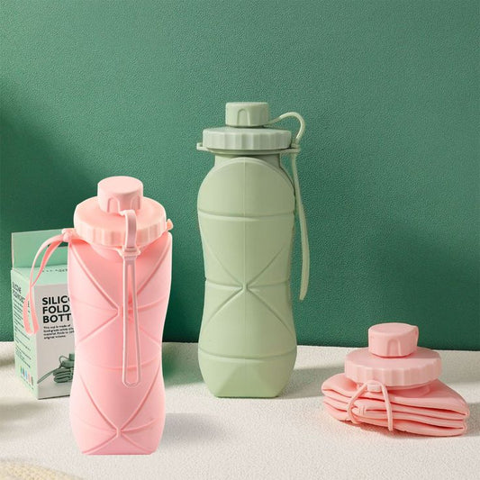 Collapsible Water Bottle | Portable Leakproof Travel Bottle